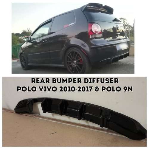 Body Kits POLO VIVO 20102017 and POLO 9N REAR BUMPER DIFFUSER was